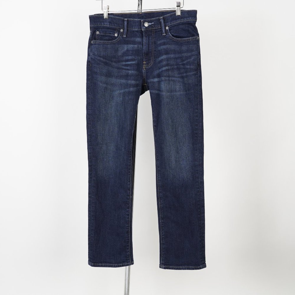 Abercrombie & Fitch Men's Kennan Straight Stretch Jeans Dark Wash Size W31/L30